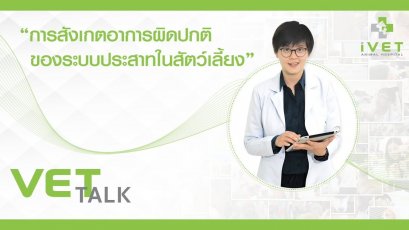 การสังเกตุความผิดปกติในระบบประสาทของสัตว์เลี้ยง